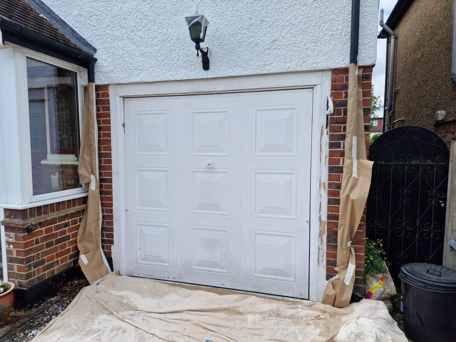 Exterior painting work underway on a Croydon home