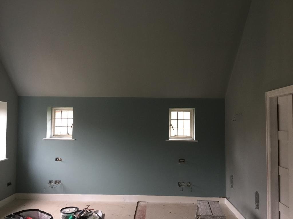 Finished interior room after professional painting by Artem Painters